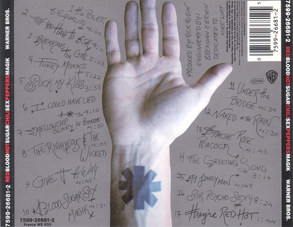 CD Red Hot Chili Peppers – Blood Sugar Sex Magik - USAOO